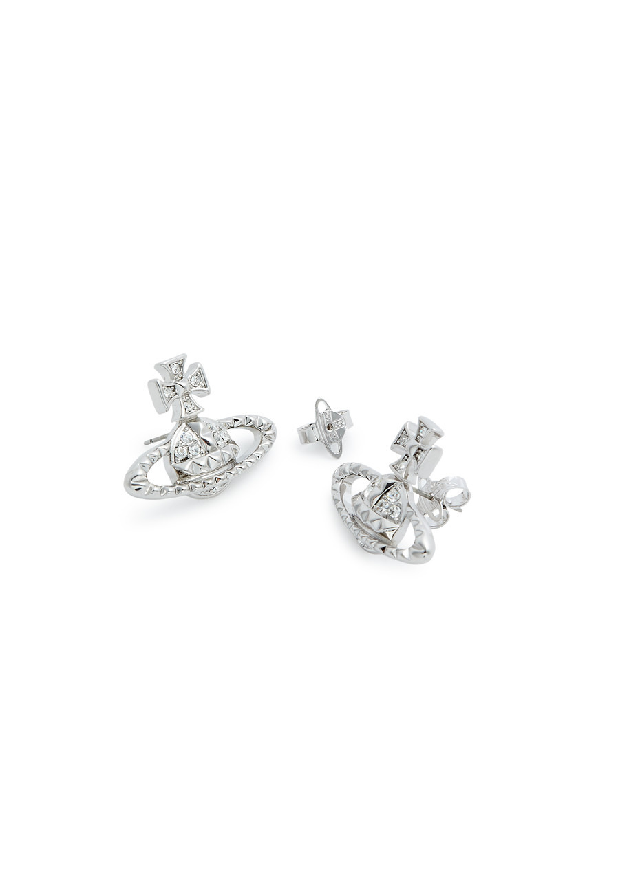 Mayfair Bas Relief orb stud earrings - 3