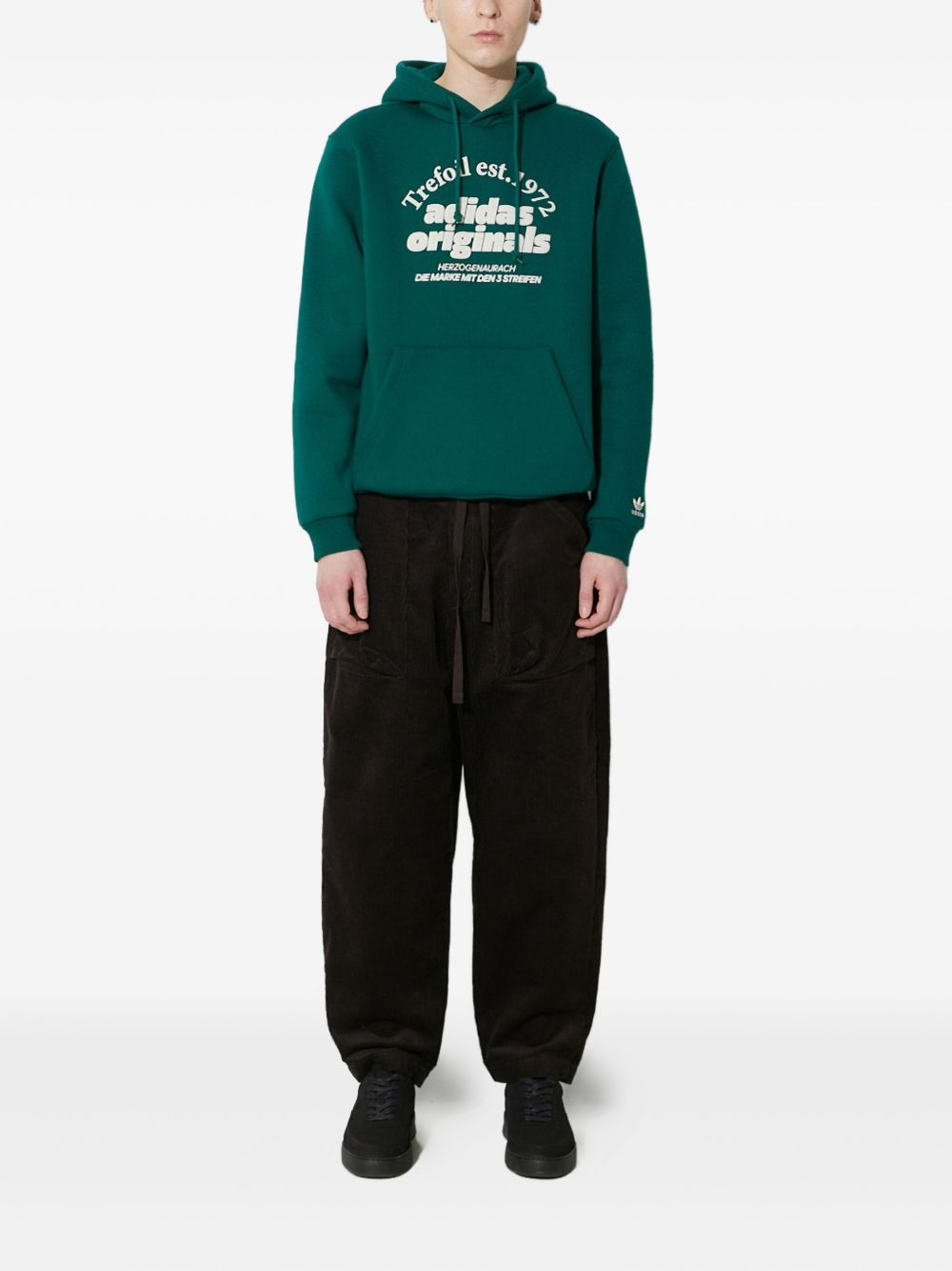 logo-print hoodie - 2