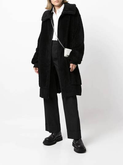 Yohji Yamamoto oversized wool coat outlook