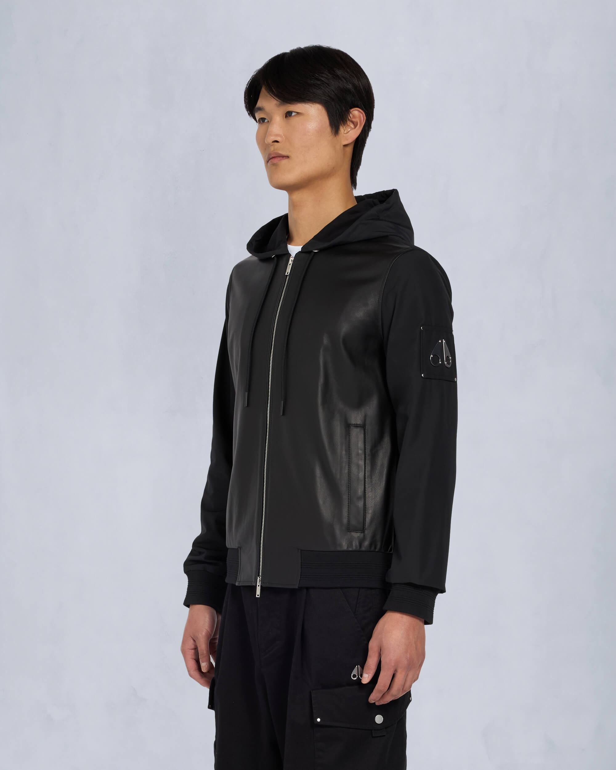 RUFUS MIXMEDIA LEATHER JACKET - 3