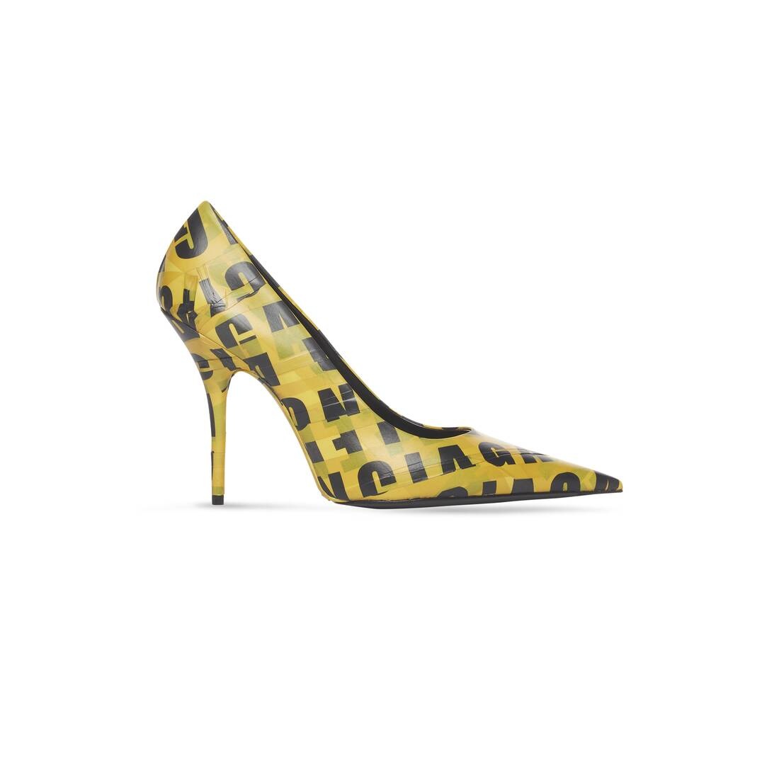 Women's Knife 110mm Pump  in Yellow - 1