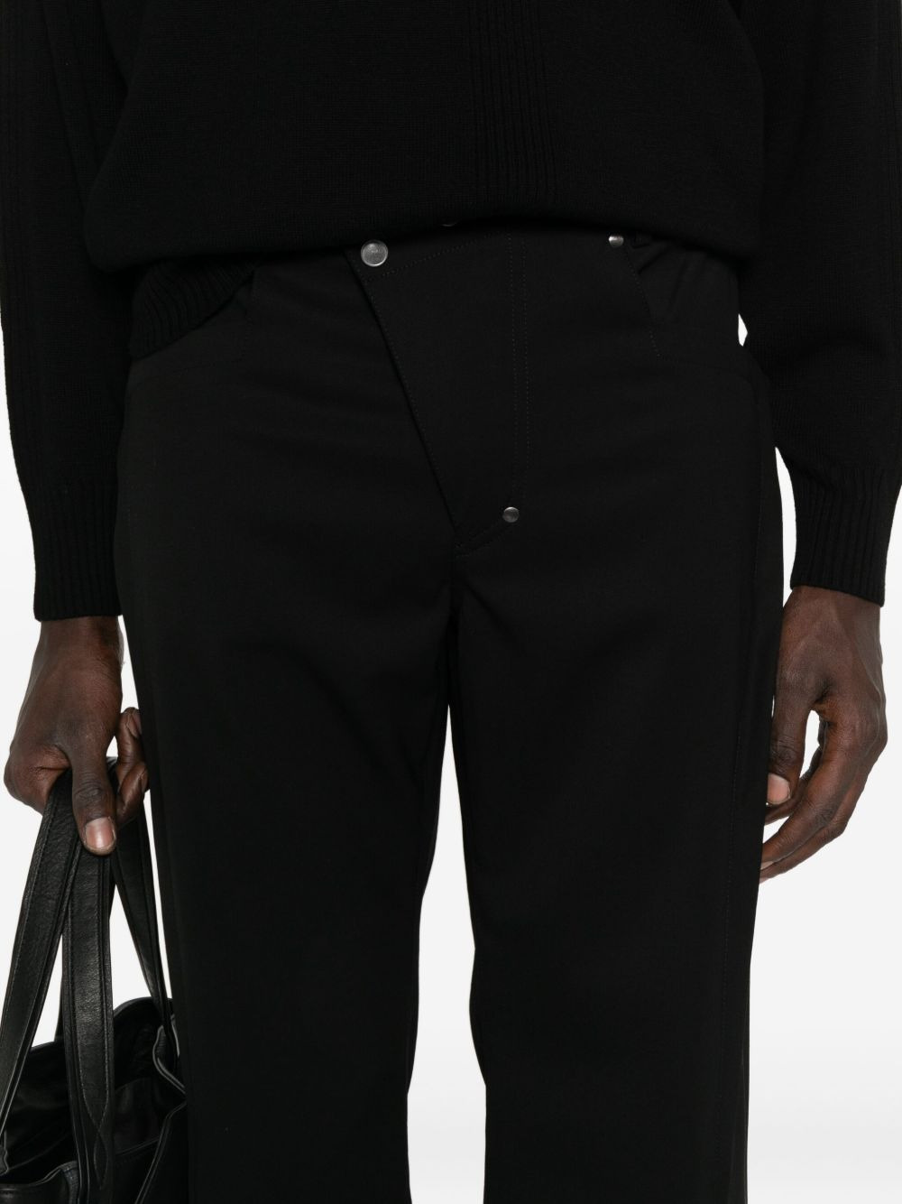 studded-embellishment trousers - 5
