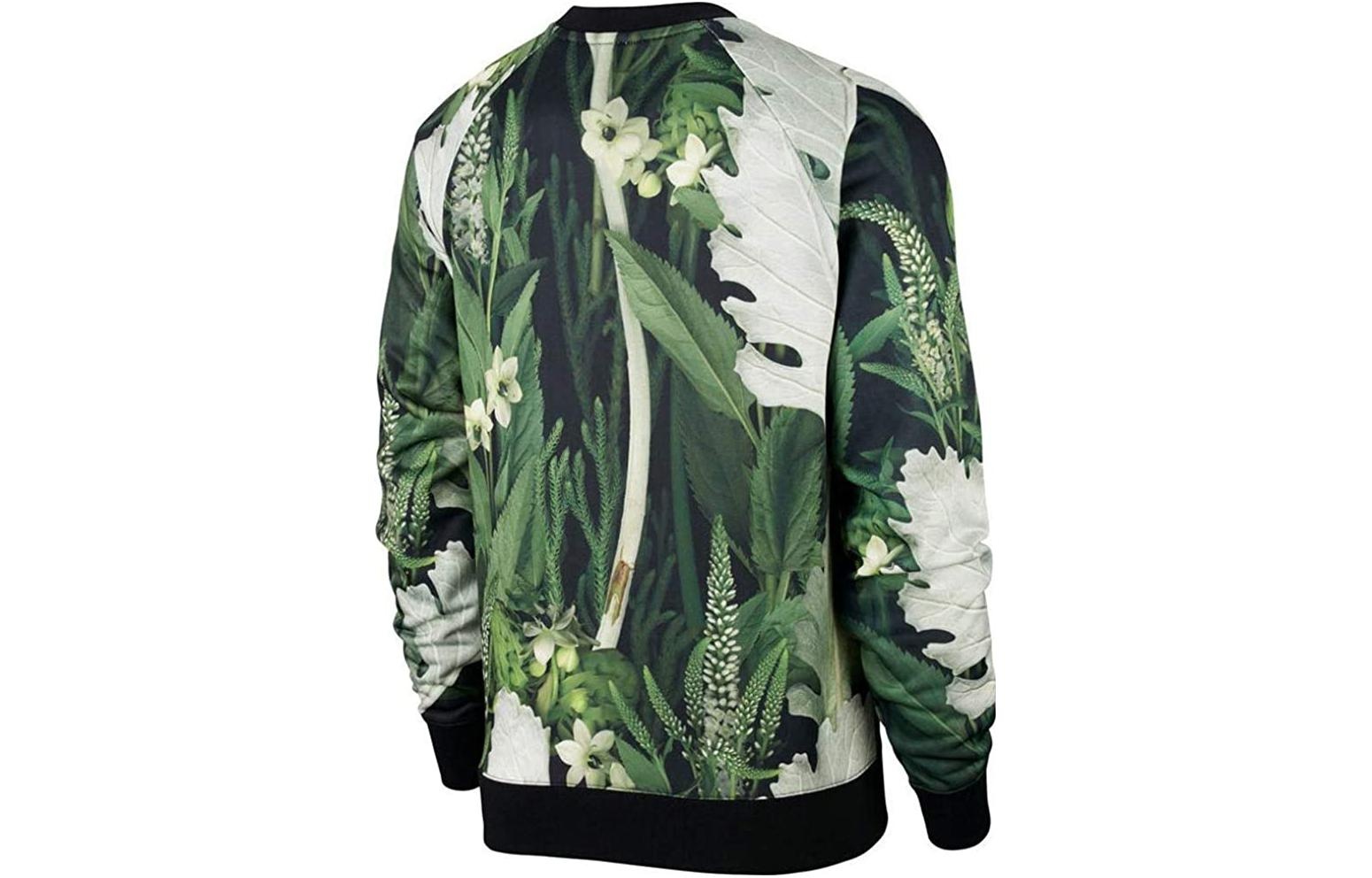 Nike Just Do It Floral Crew 'Green White' CK8178-083 - 2