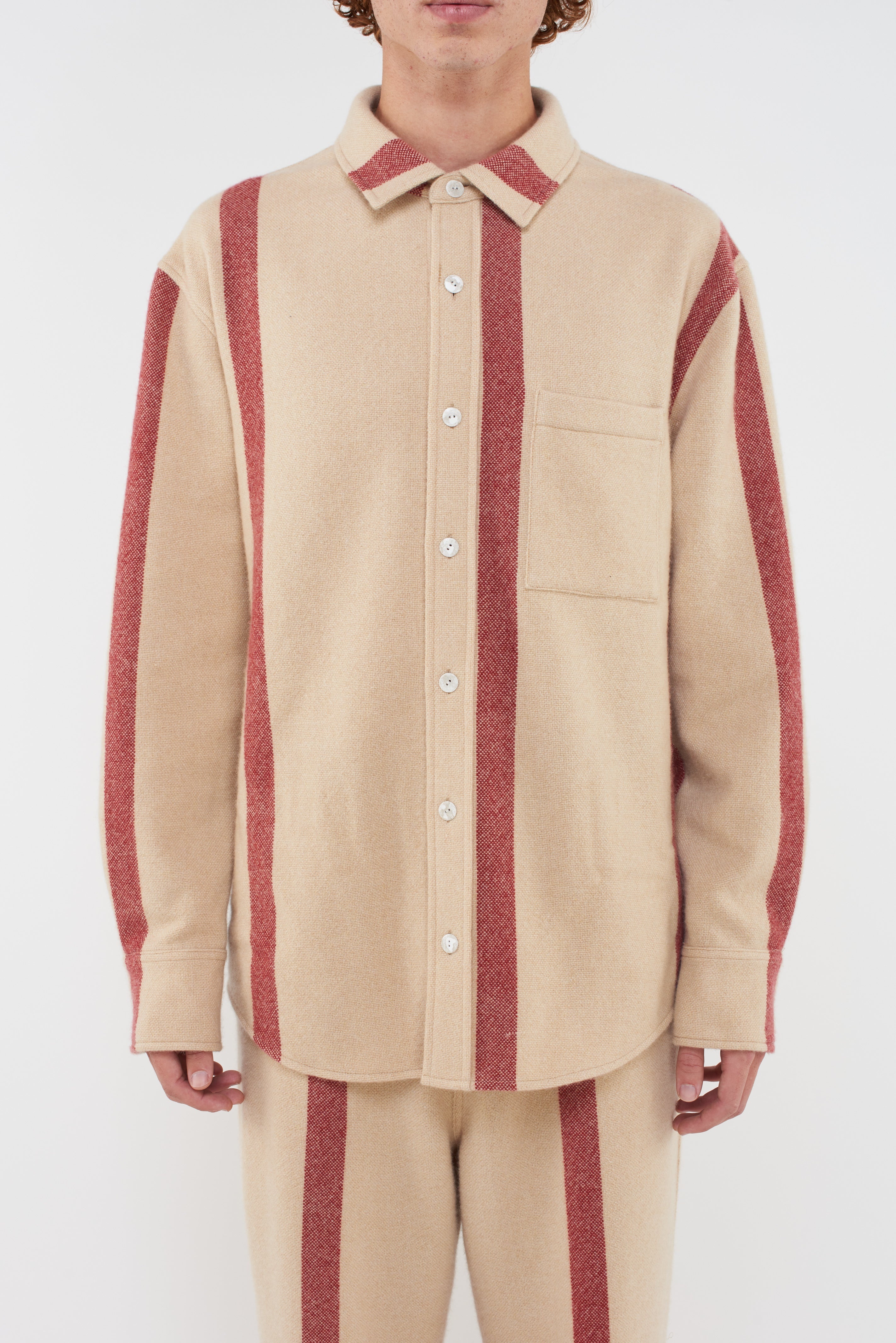 PEPPERMINT STRIPE OVERSHIRT - 5