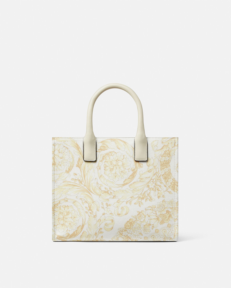 VERSACE La Medusa Printed Small Canvas Tote outlook