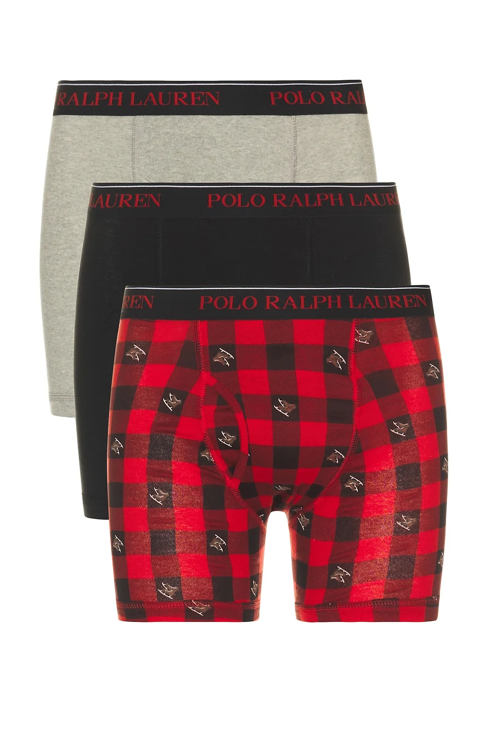 Classic Fit Cotton Boxer Briefs 3 Pack - 1