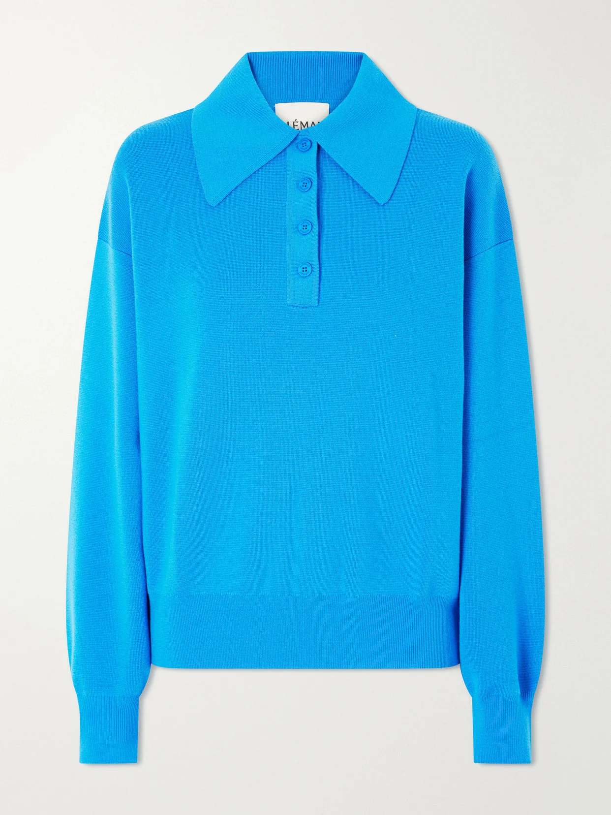 Claudia Knitted Wool Polo Shirt - 1
