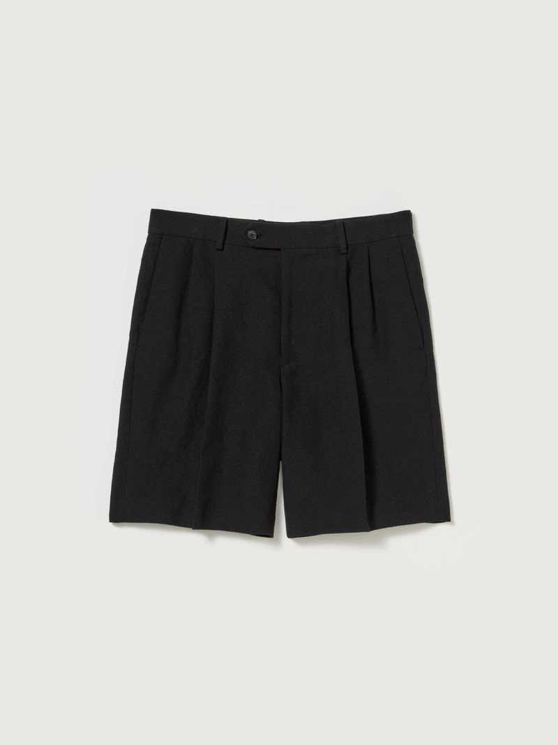 WOOL COTTON LINEN OX SHORTS 1