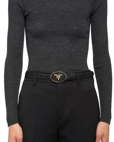 Prada Saffiano leather belt outlook