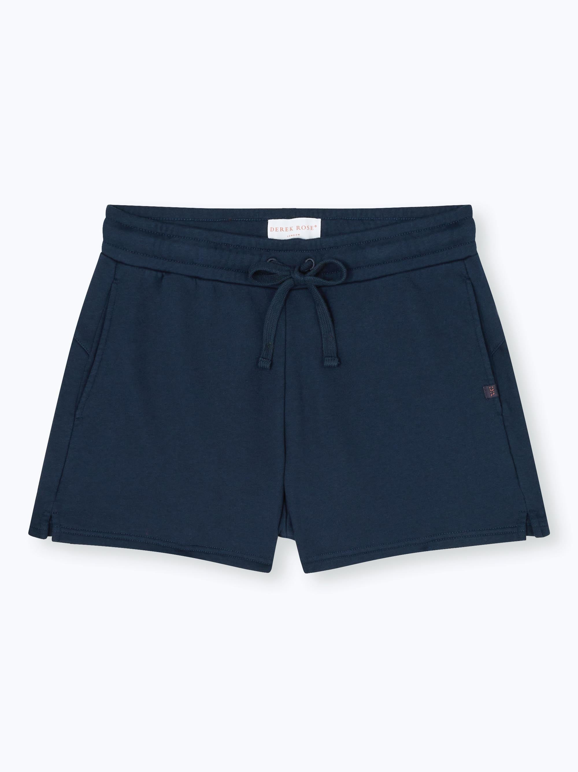 Women's Sweat Shorts Quinn Cotton Modal Navy - 8