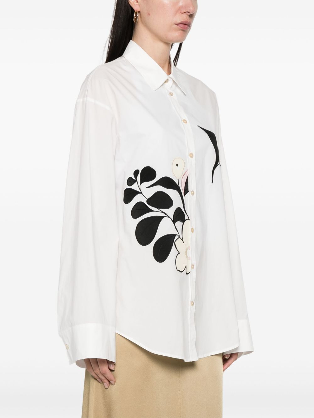 FORTE FORTE - Forte Forte Women Embroidered Cotton Shirt - 3