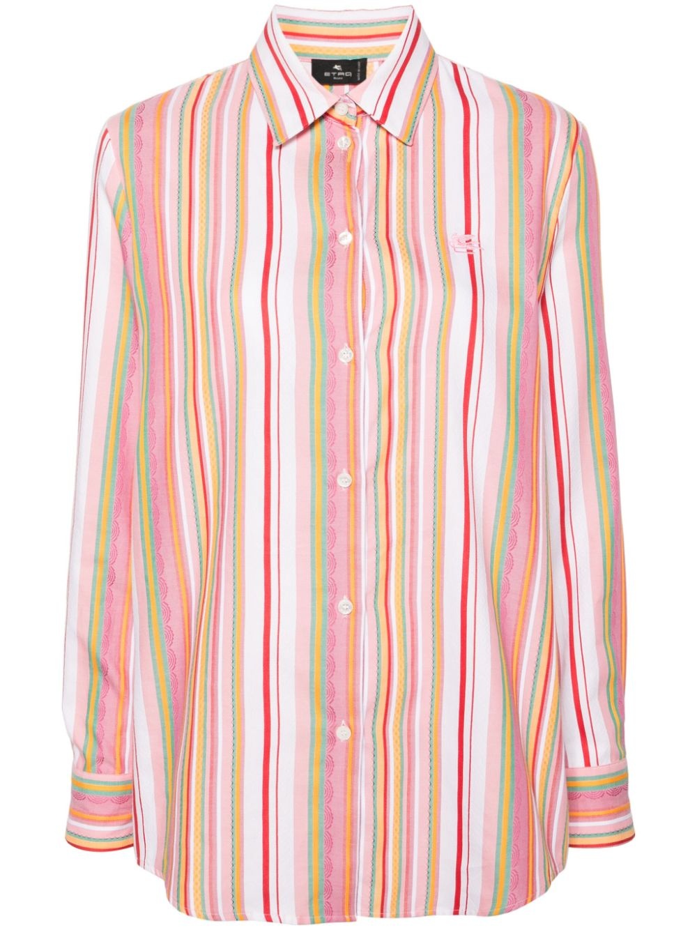 striped cotton shirt - 1