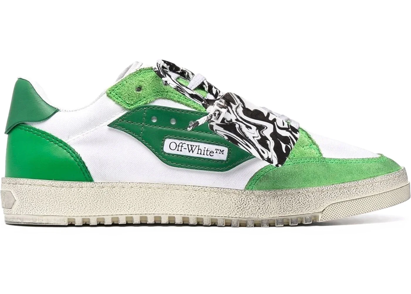 OFF-WHITE Vulcanized 5.0 Low Top White Green - 1