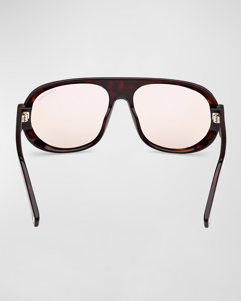 Men's Blake-02 Acetate Round Sunglasses 5