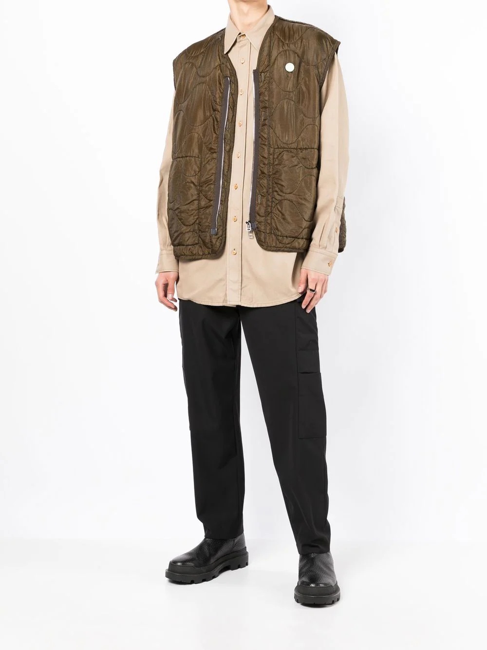 Re:Work quilted vest - 2