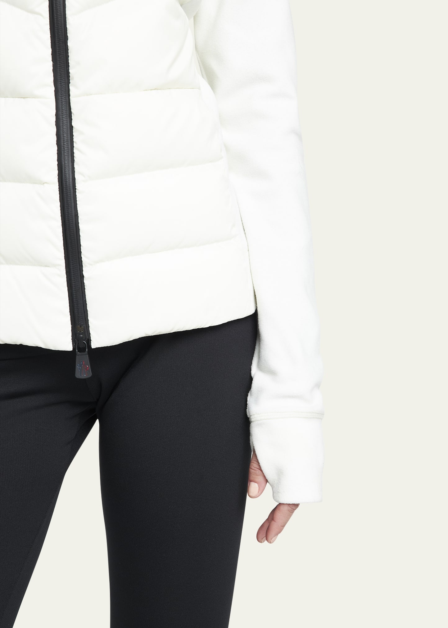 Puffer Zip-Up Cardigan - 5