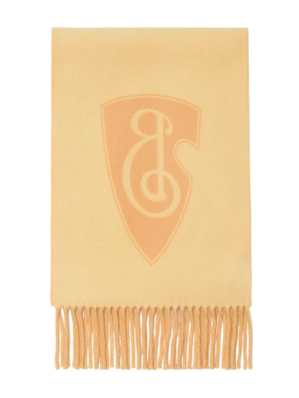 B Shield fringed scarf - 2