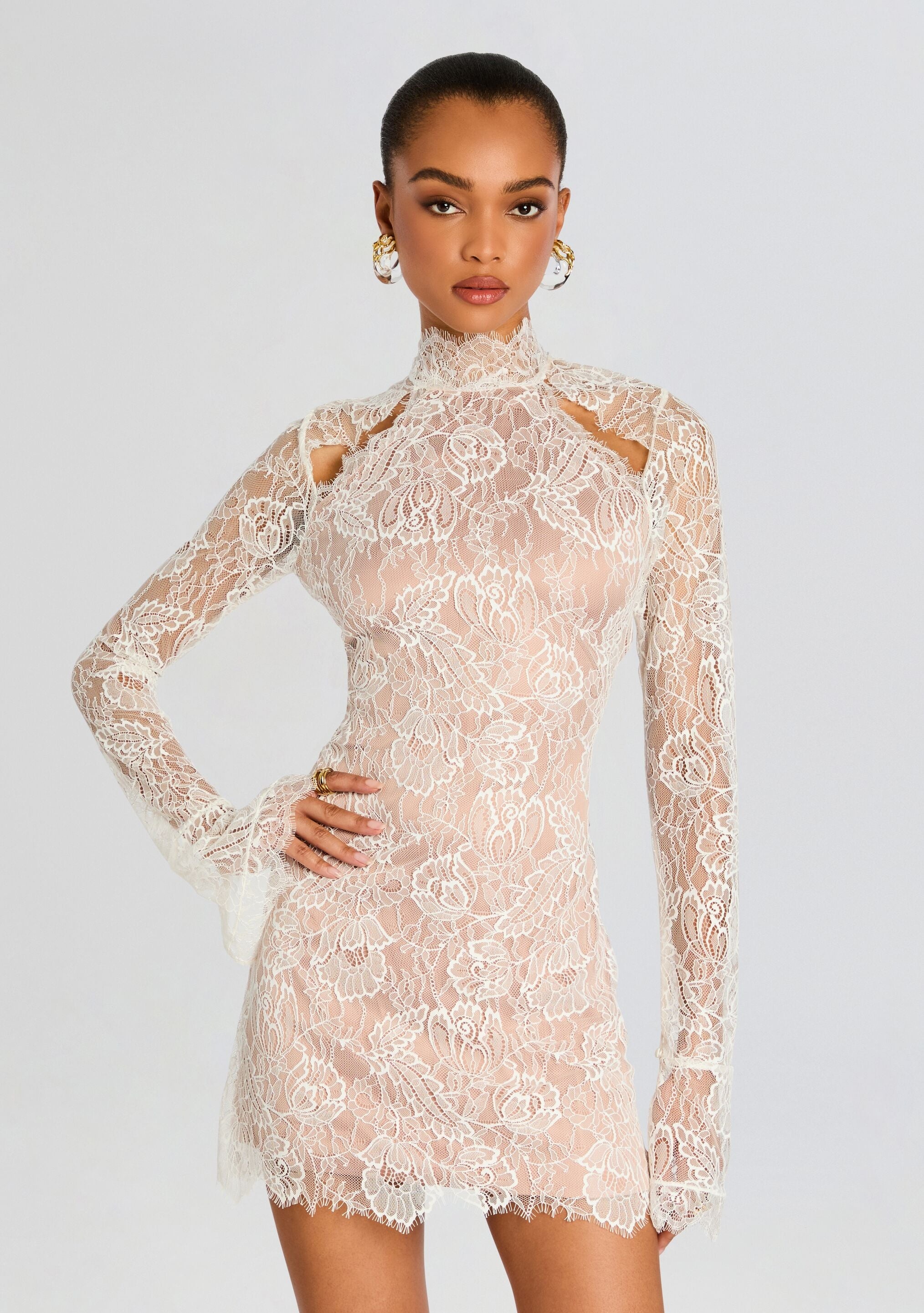 GILANA LACE DRESS - 5