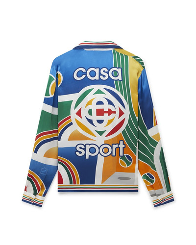 CASABLANCA Sport Grid Silk Shirt outlook