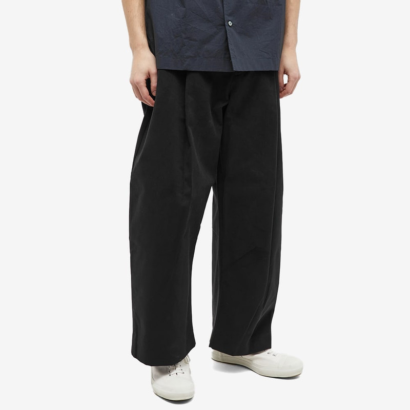 Studio Nicholson Studio Nicholson Sorte Deep Pleat Volume Twill Pant outlook