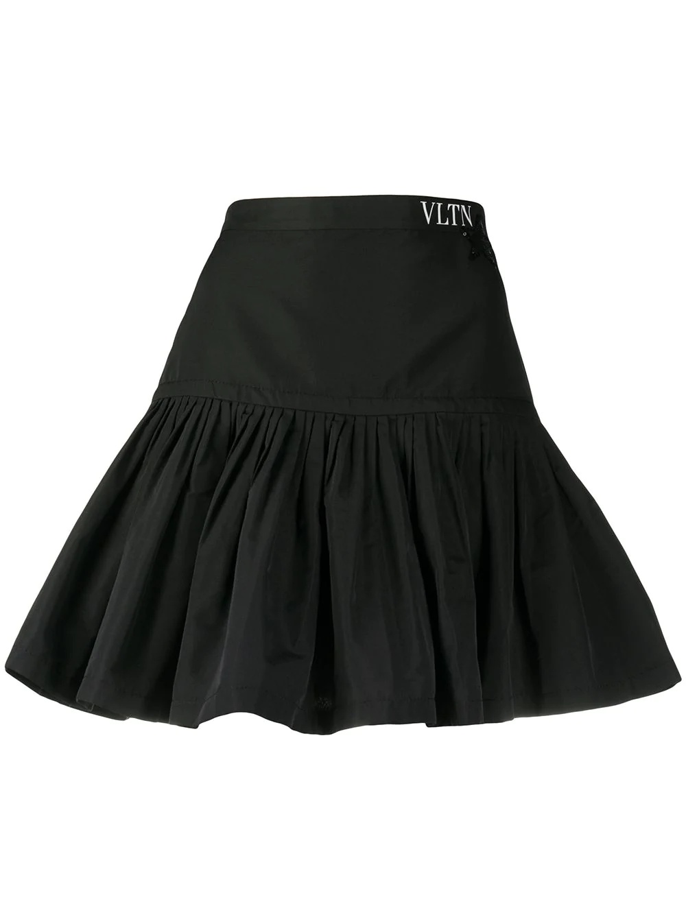 VLTN star-patch mini skirt - 1