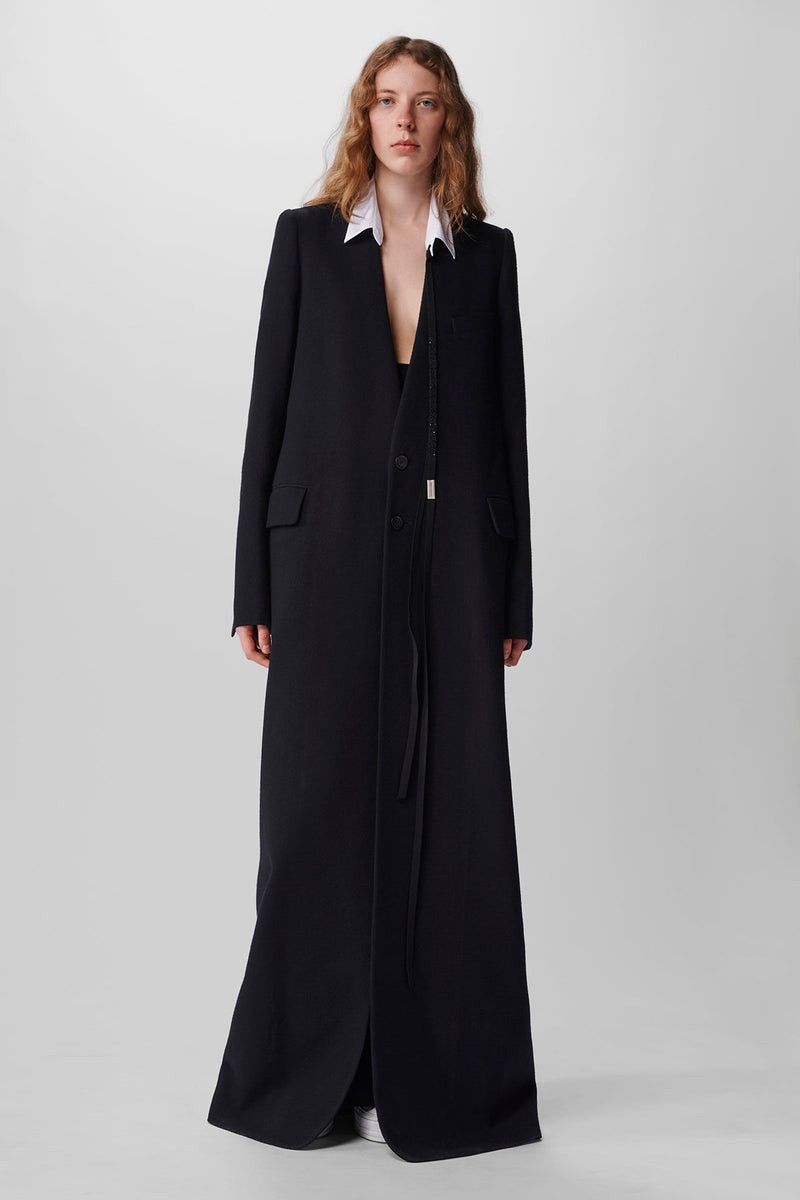 Aisha Long Standard Coat Brushed Wool 4