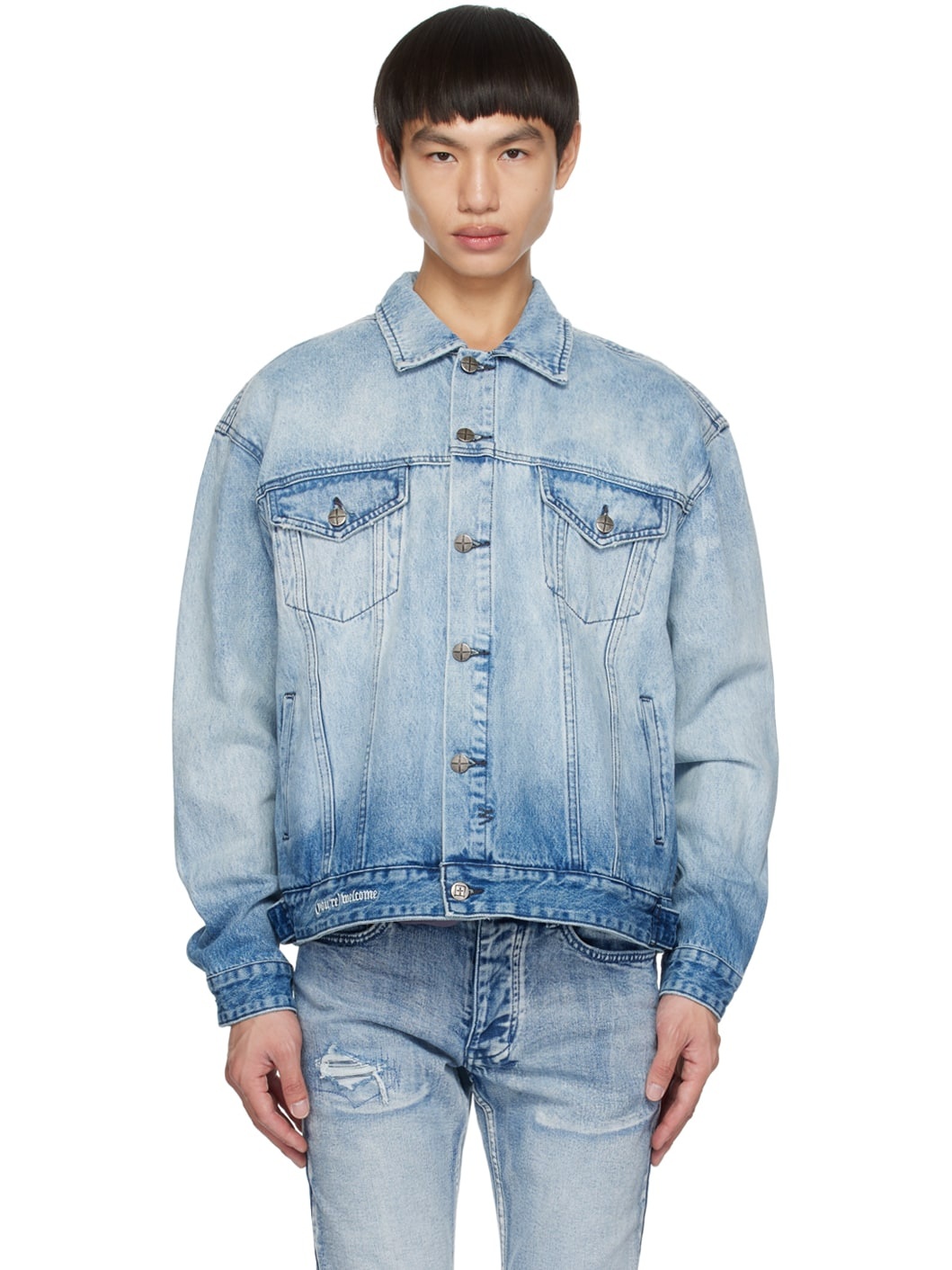 Blue Oh G Denim Jacket - 1