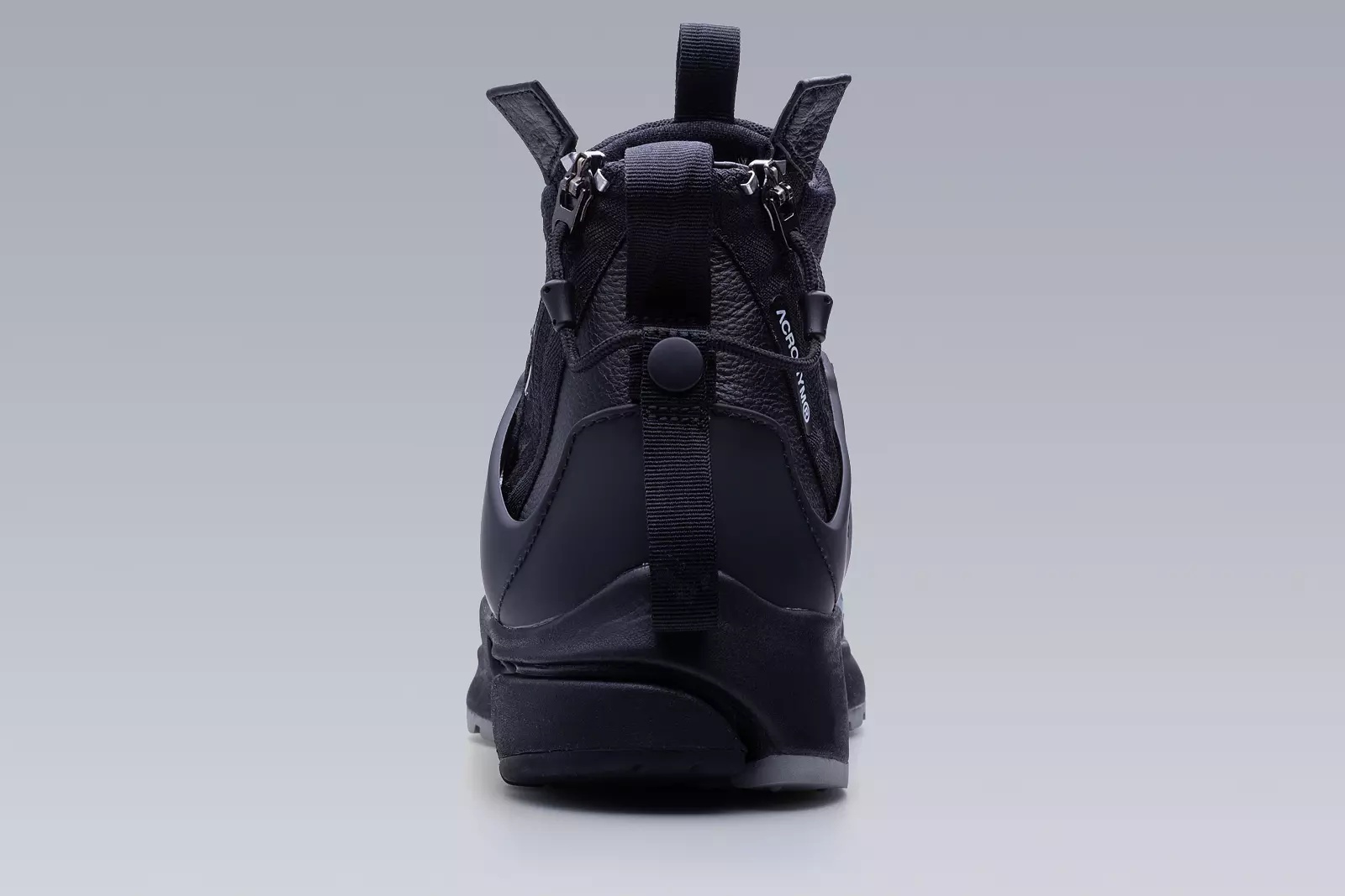 APM2-001 Nike® Air Presto Mid / Acronym® Cool Grey / Black / Black - 3