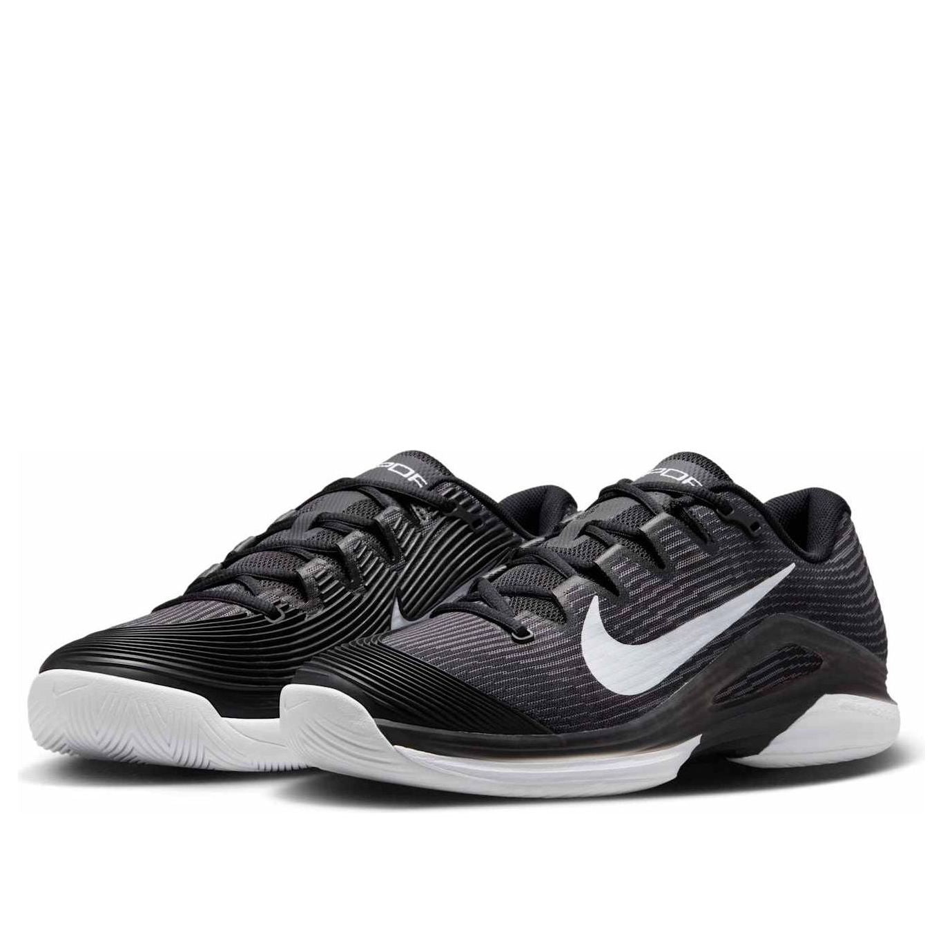 Nike Court Air Zoom Vapor 12 HC 'Black Dark Smoke Grey White' FV5552-001 - 3