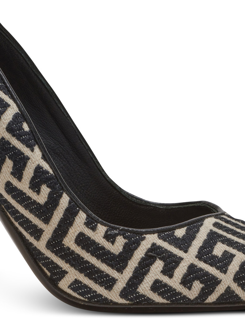 Ruby stilettos with jacquard monogram 6