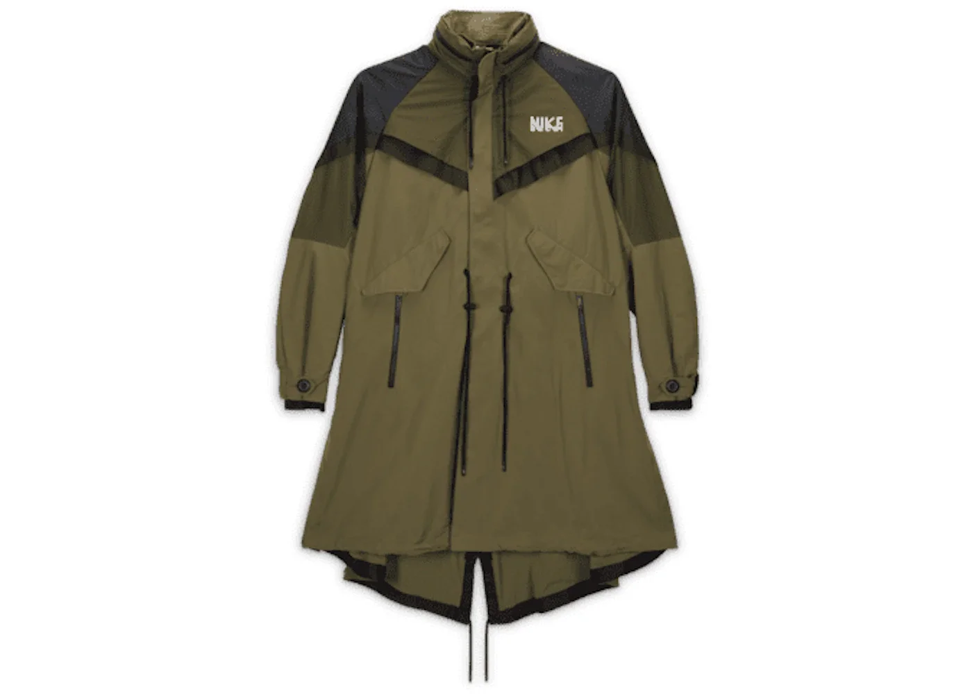 Nike x Sacai Trench Jacket Khaki - 1