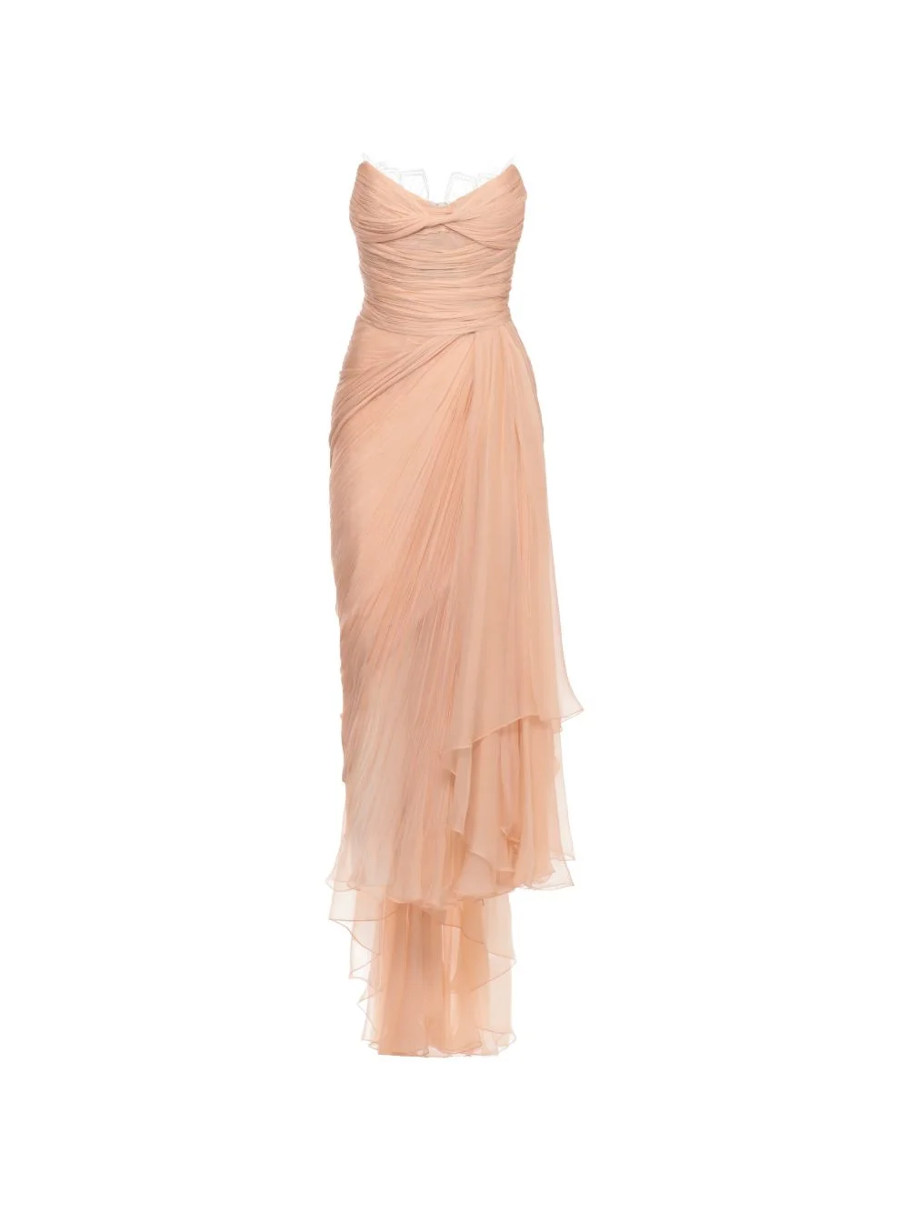 Jolie lace-trimmed pleated dress - 1