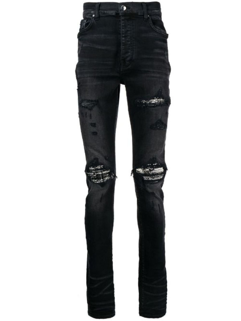 distressed skinny jeans 1