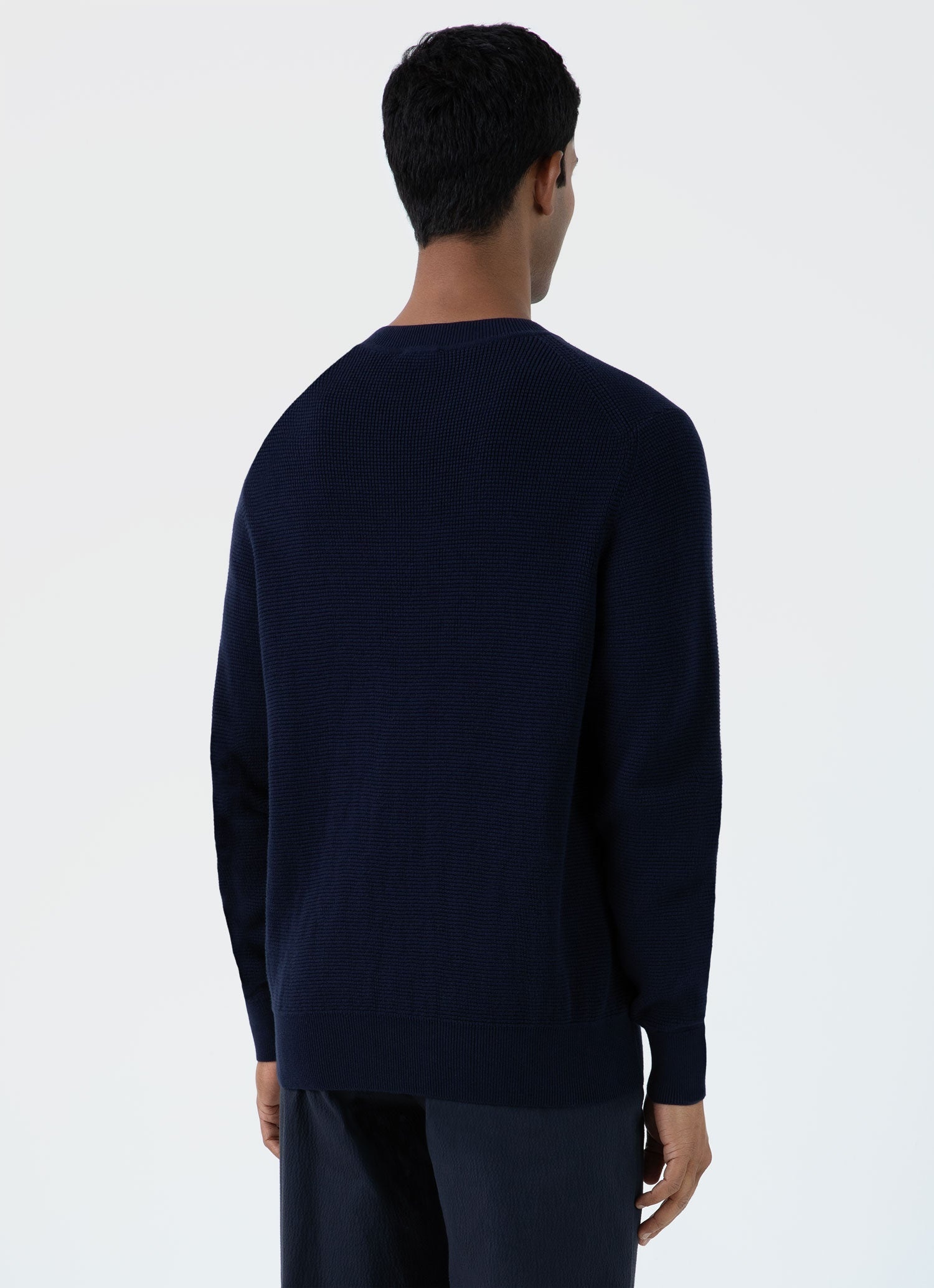 Waffle Stitch Crew Neck Jumper - 5