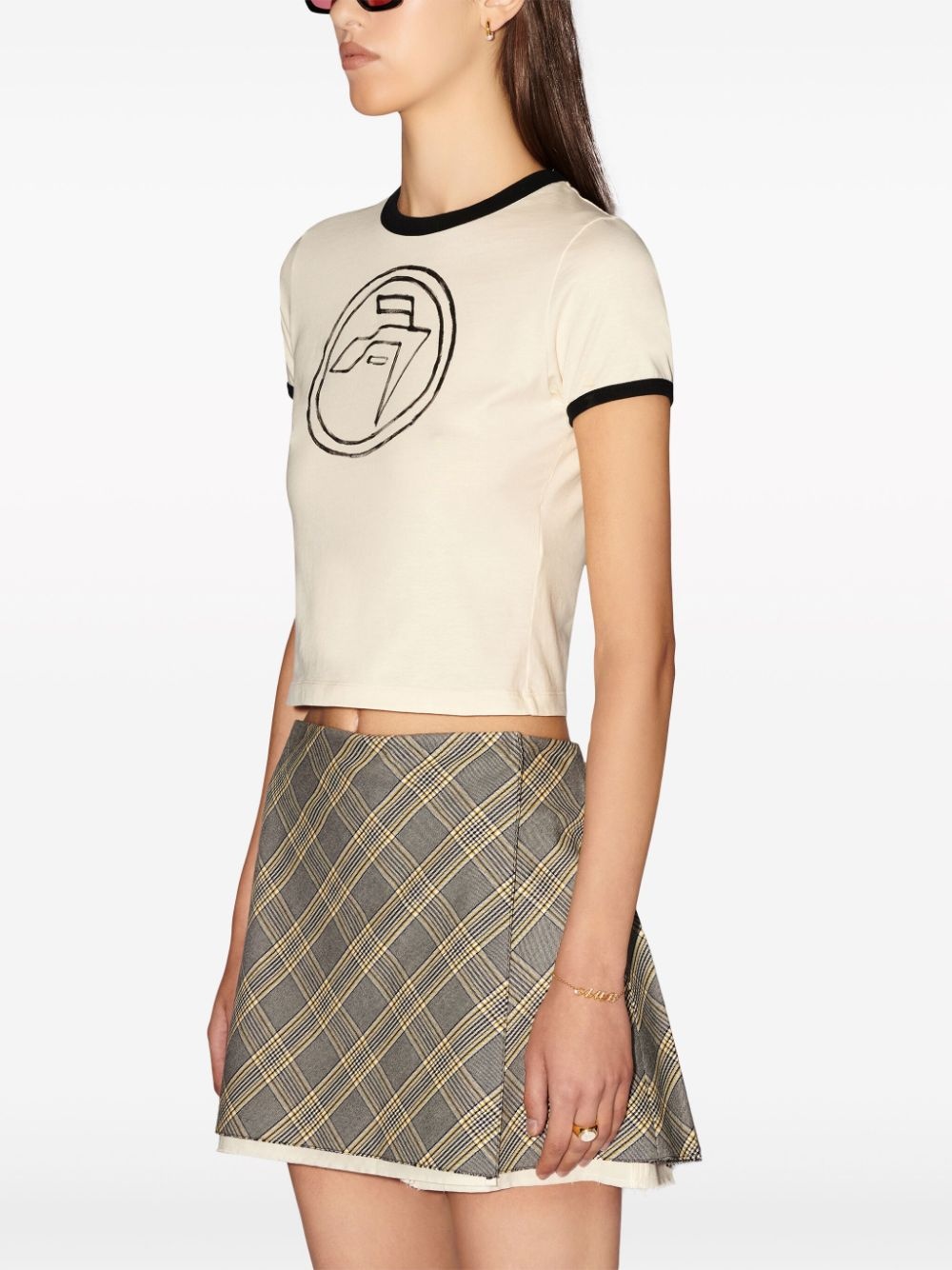 hand-print organic cotton T-shirt - 5