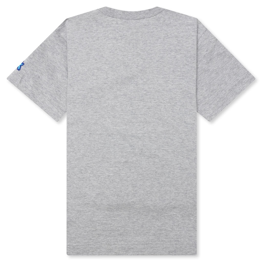 COMME DES GARCONS PLAY X THE ARTIST INVADER WOMEN'S S/S TEE - GREY - 2