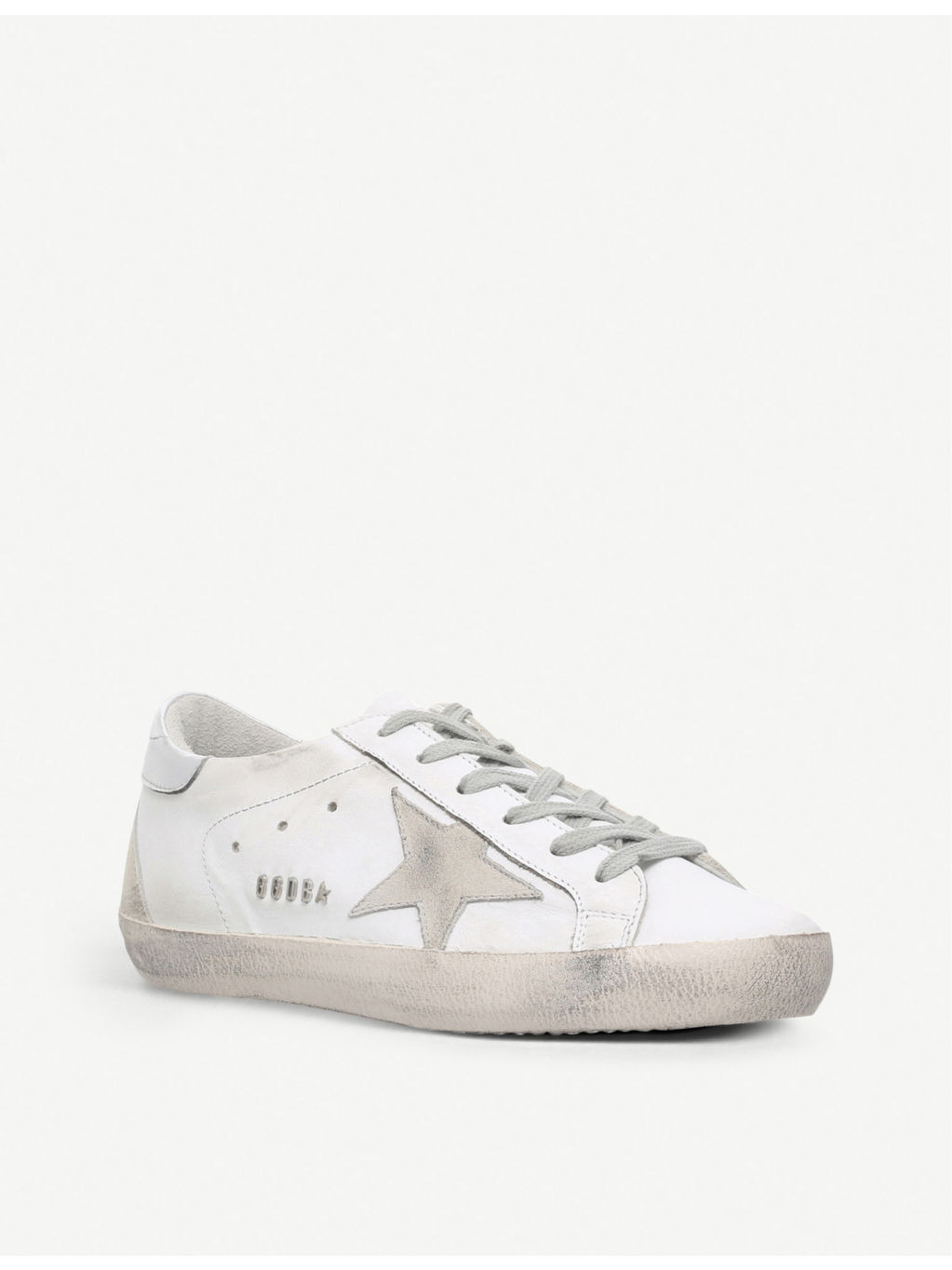 Women's Superstar W77 leather trainers - 3