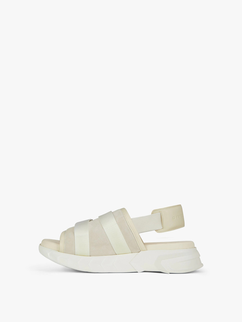 Givenchy MARSHMALLOW SANDALS IN RUBBER, SUEDE, AND LEATHER outlook