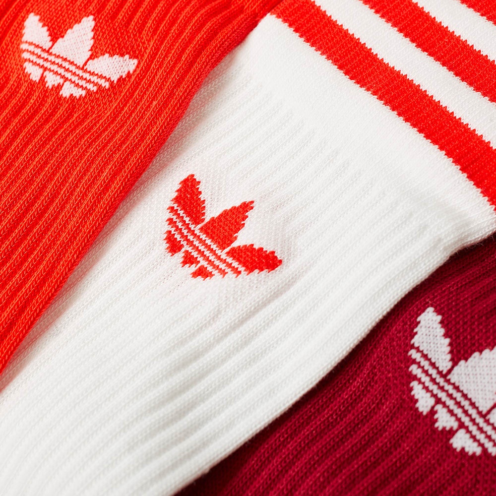 Adidas Solid Crew Socks - 3 Pack - 2