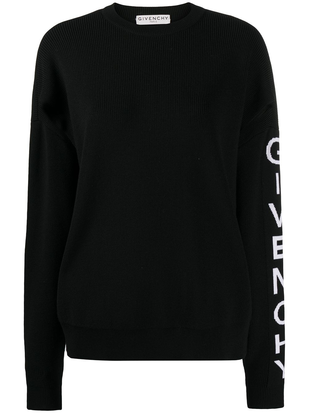 logo-band cut-out jumper - 1