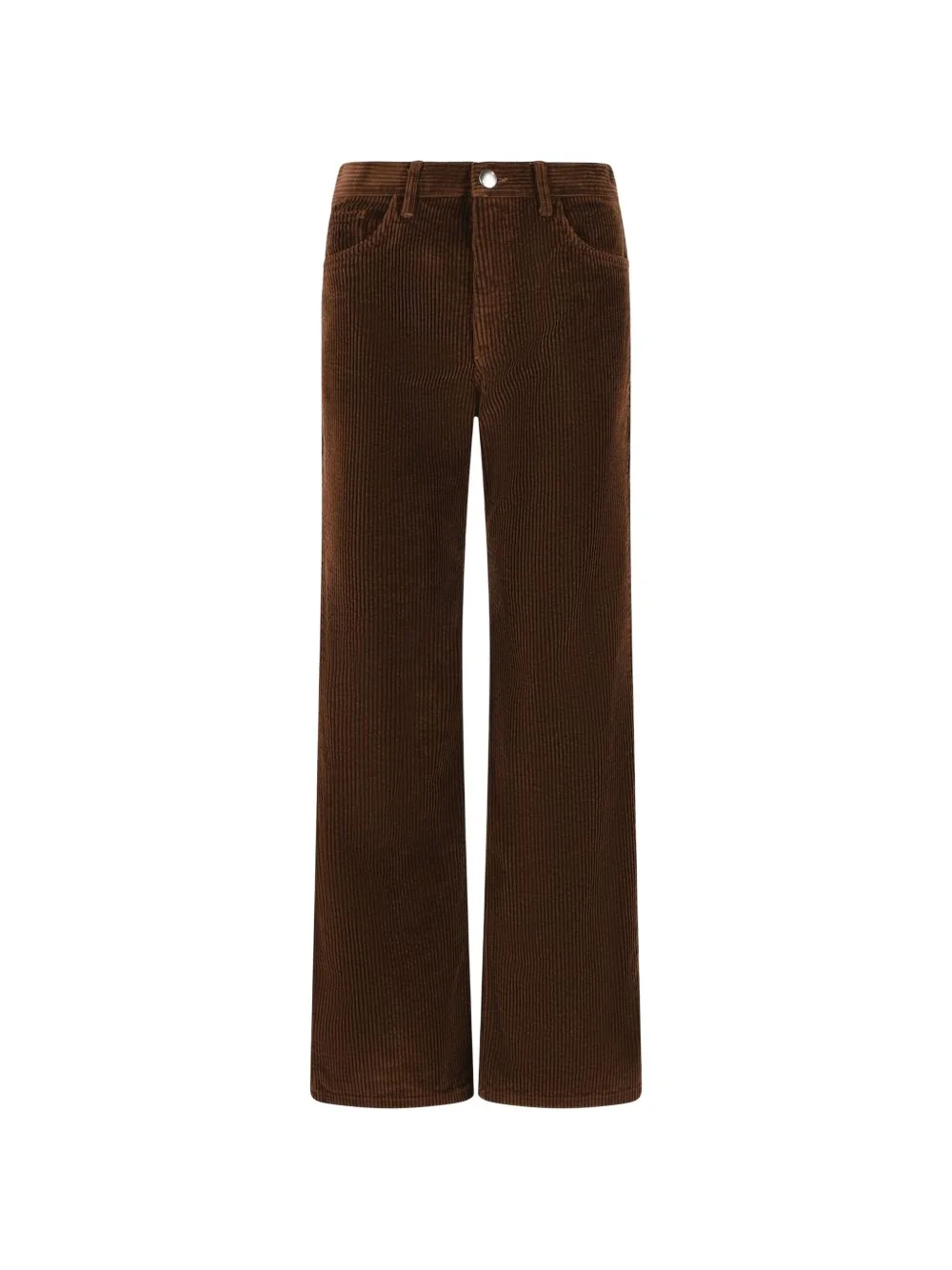 corduroy straight-leg trousers - 1
