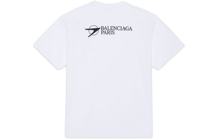 BALENCIAGA ホワイト Tシャツ Balenciaga Paris Logo T-Shirt 'White' 612966TKV869040