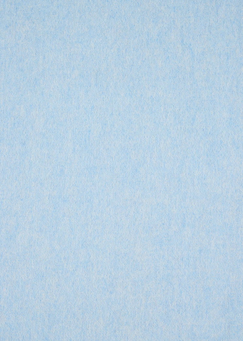 Light Blue Tonal Embroidered Logo Cashmere Scarf 3