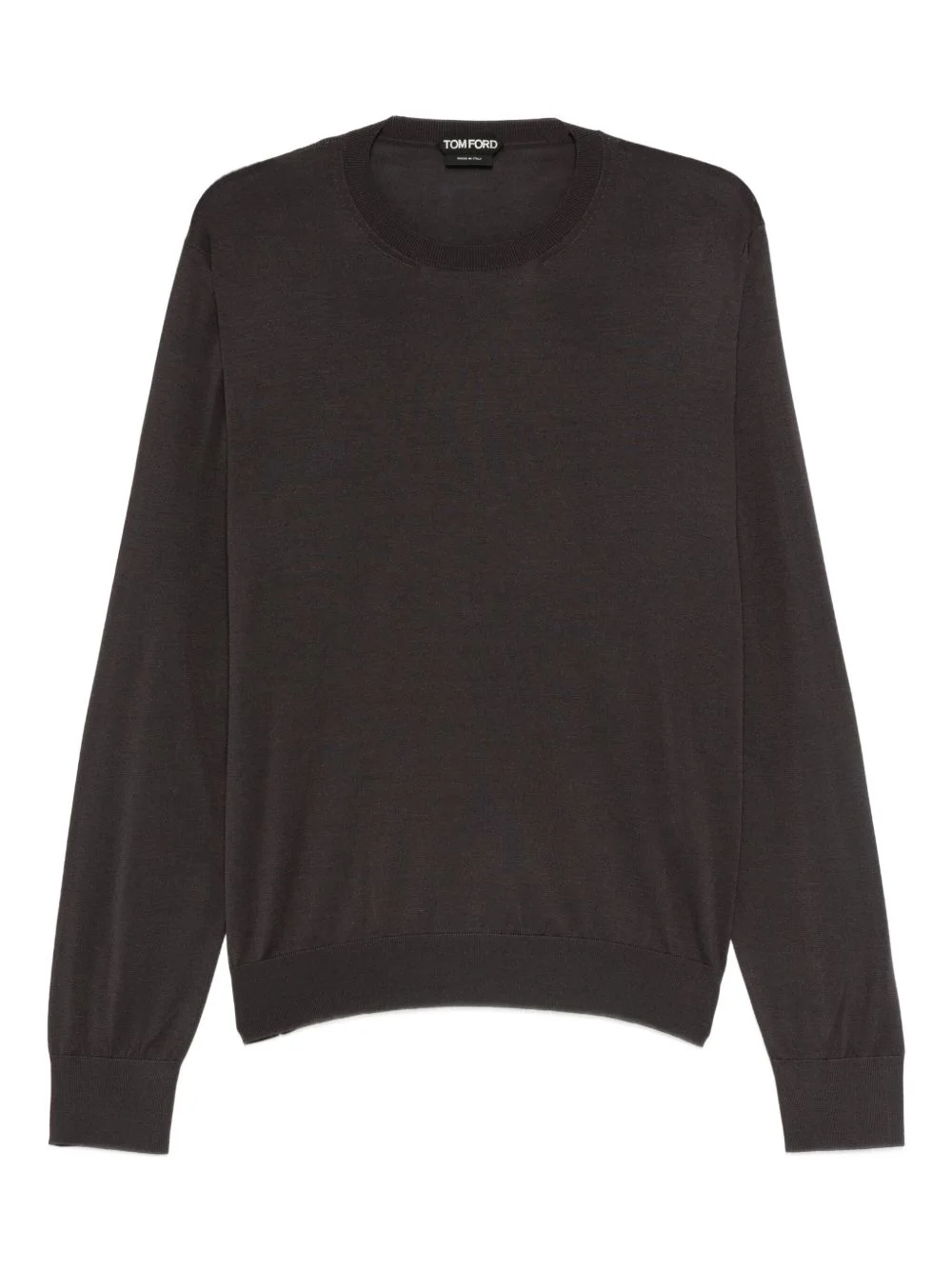 crew-neck long-sleeve sweater - 1