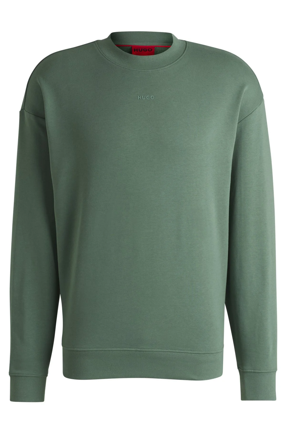 RELAXED-FIT SWEATSHIRT IN COTTON TERRY WITH LOGO PRINT - 1