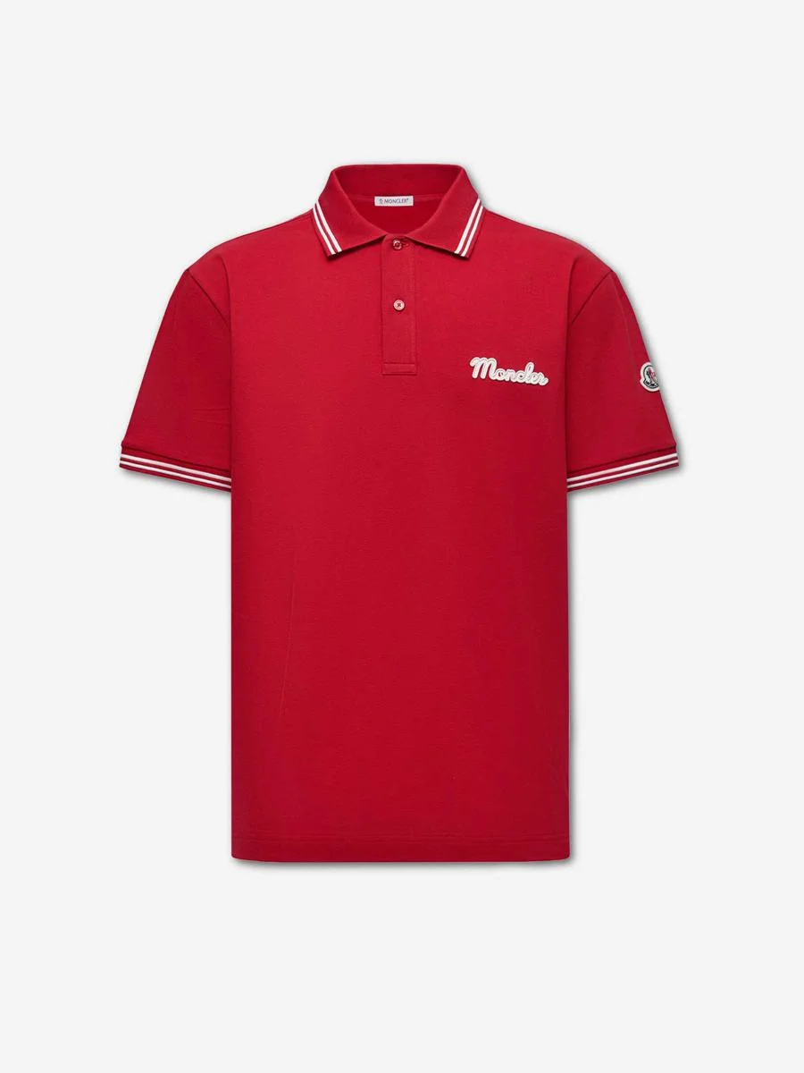 Moncler Embroidered Polo - 1