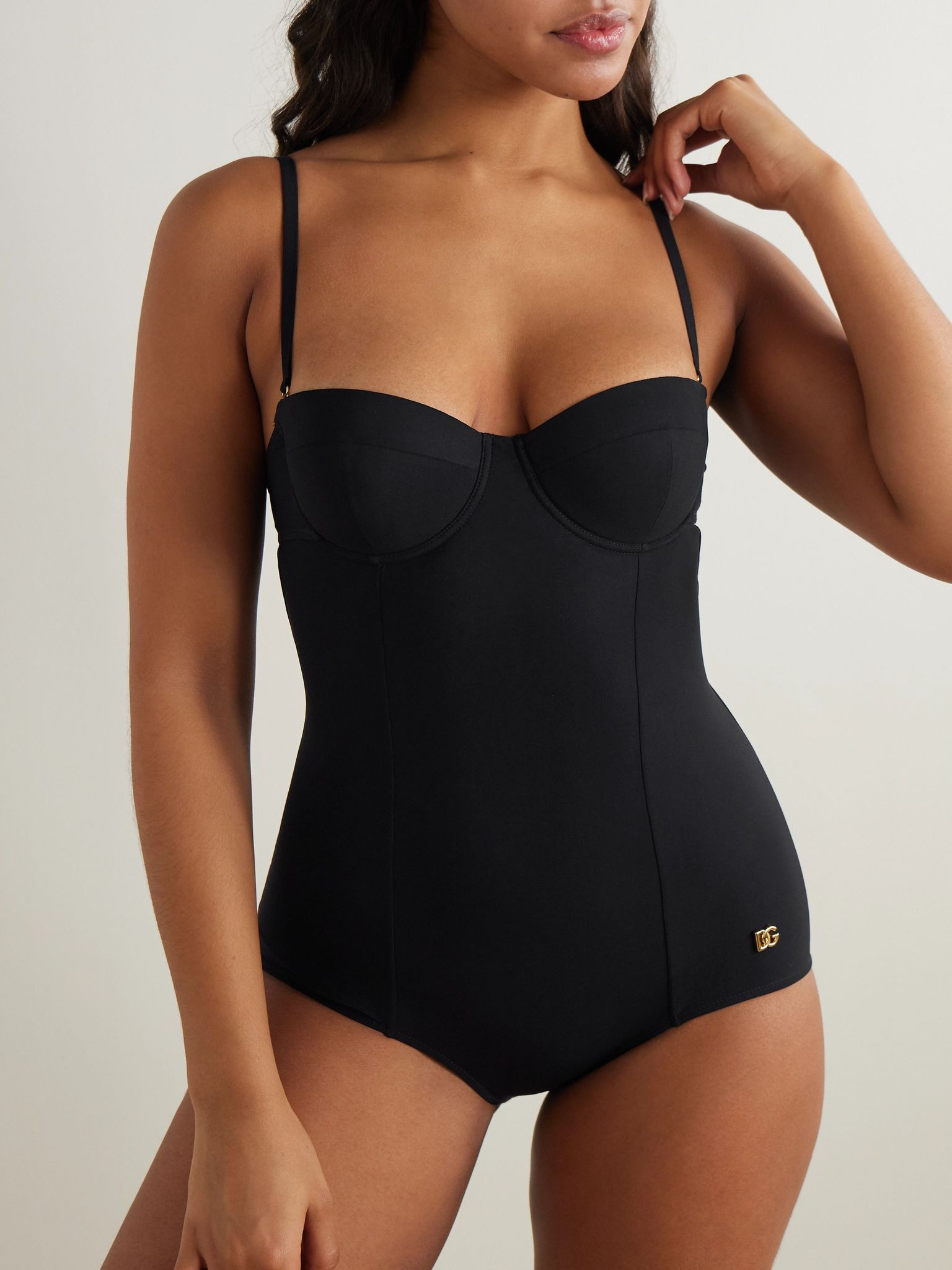 Cutout underwired swimsuit Black - 2