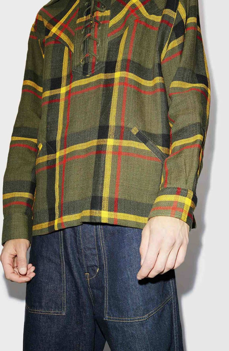 Checked oversized shirt 5