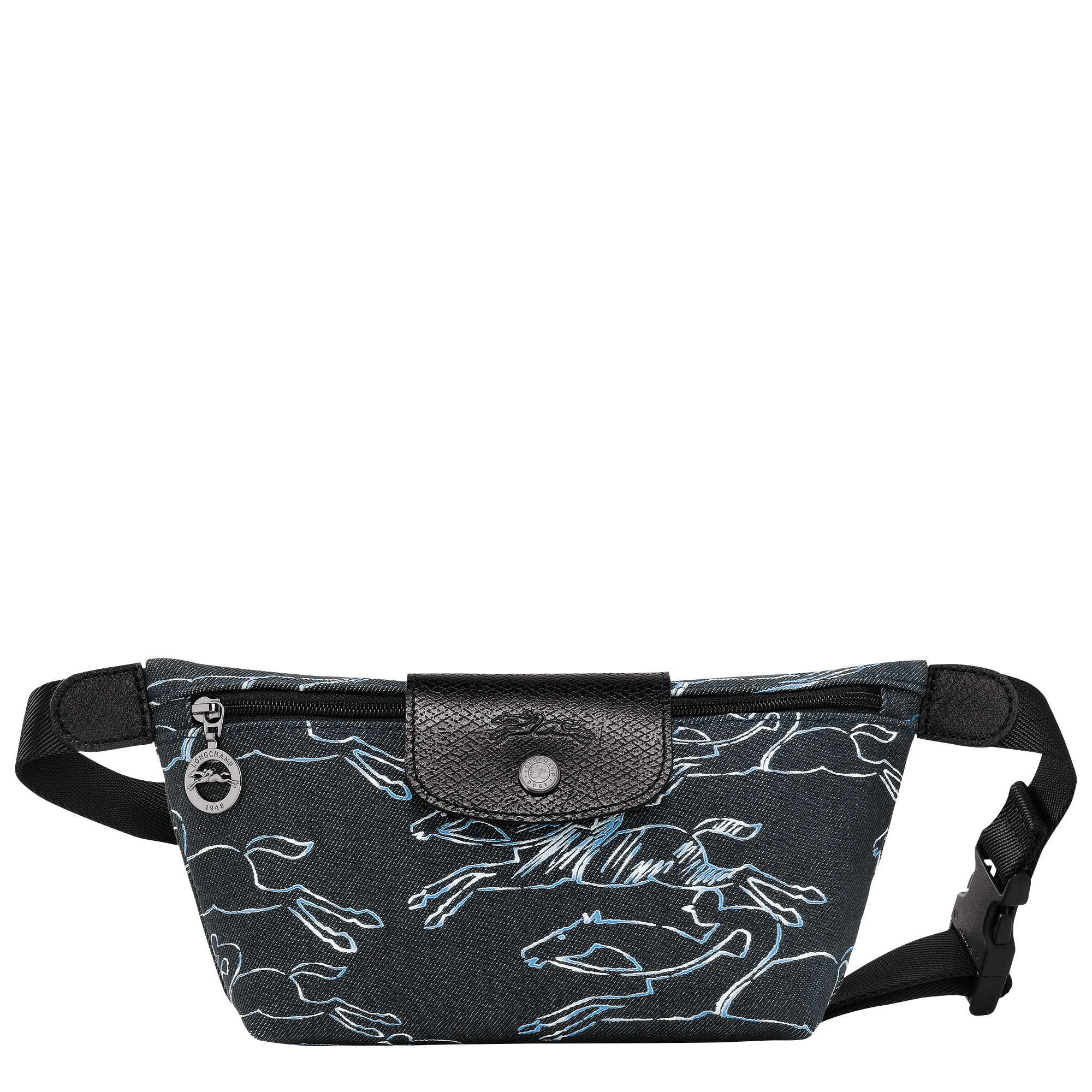 Le Pliage Collection XS Belt bag Navy - Canvas - 1