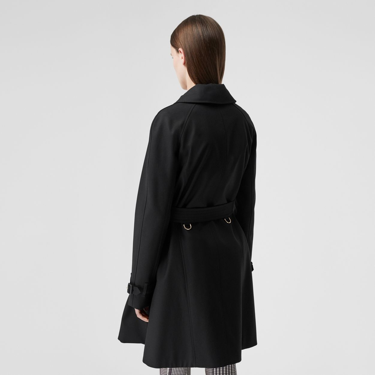 Cotton Gabardine Belted Swing Coat - 4